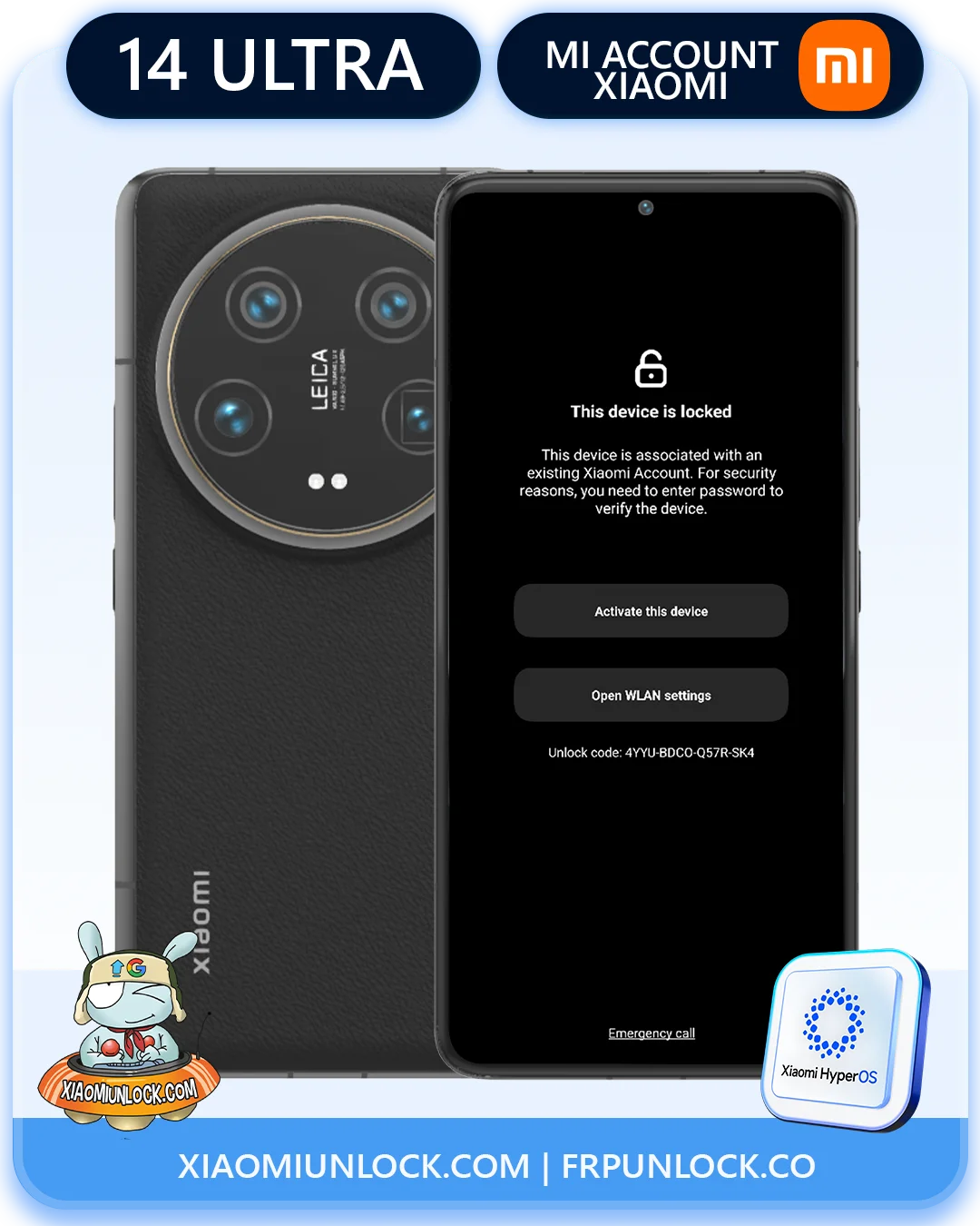 Eliminar Cuenta Mi Xiaomi 14 Ultra
