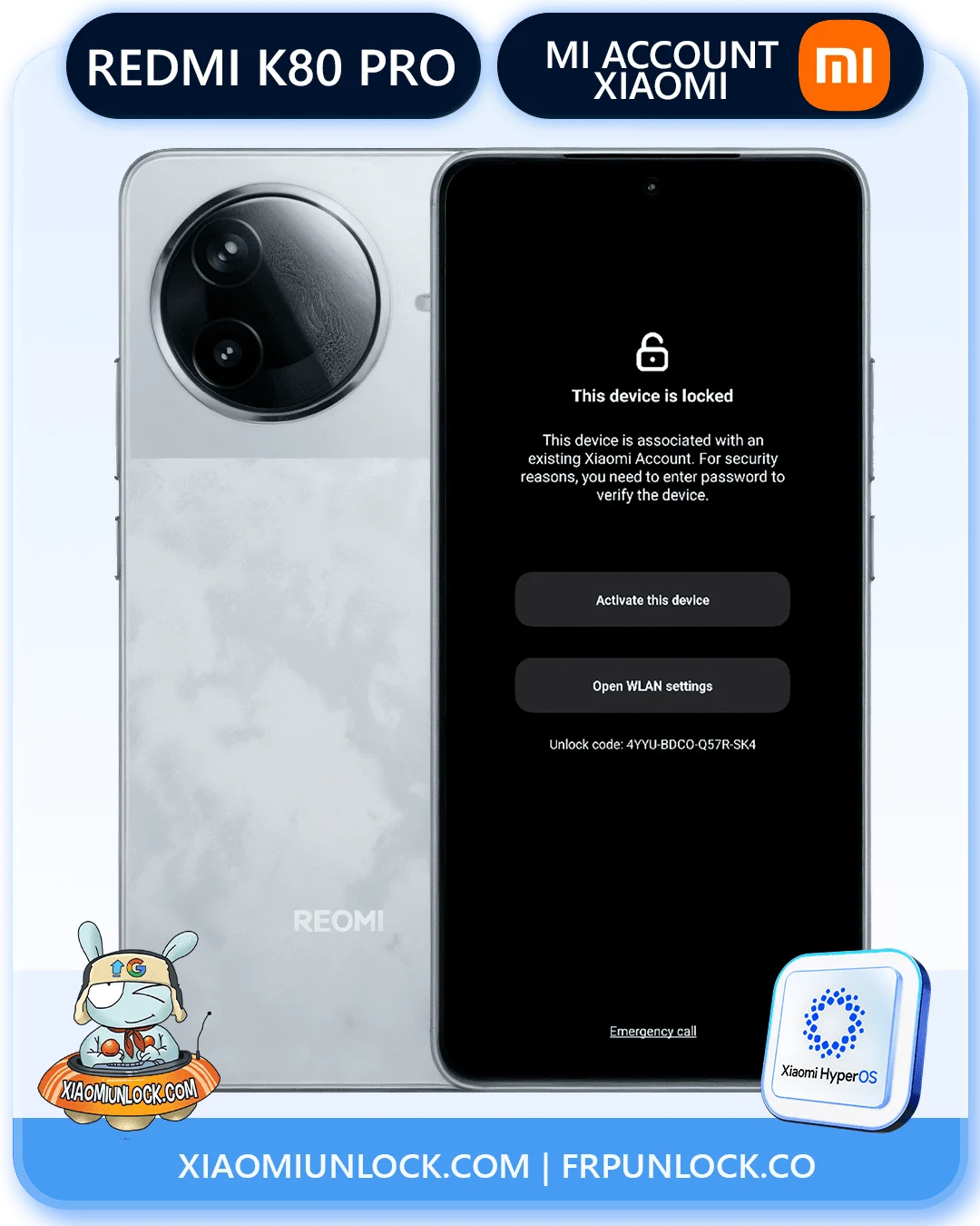 Eliminar Cuenta Mi Xiaomi Redmi K80 Pro