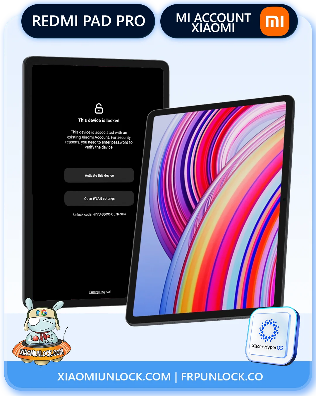 Eliminar Cuenta Mi Xiaomi Redmi PAD PRO - Tablet  hover