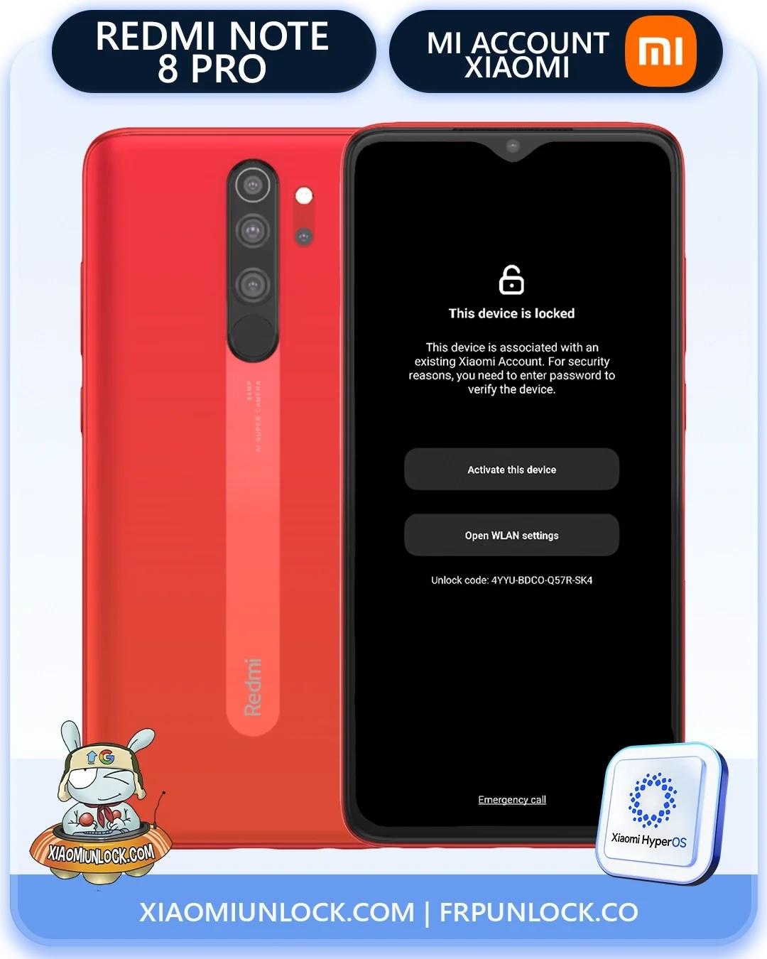 Eliminar Cuenta Mi Note 8 hover